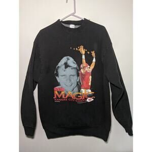 Vtg Joe Montana Kansas City Chiefs Sweatshirt LX